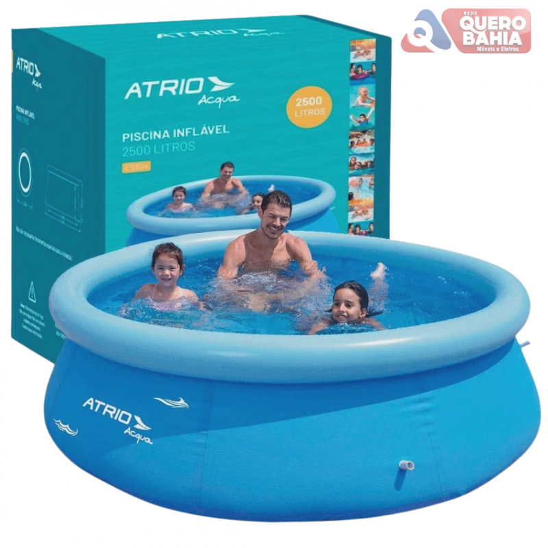 PISCINA INFLAVEL ATRIO ES304 CIRCULAR 2500 LITROS