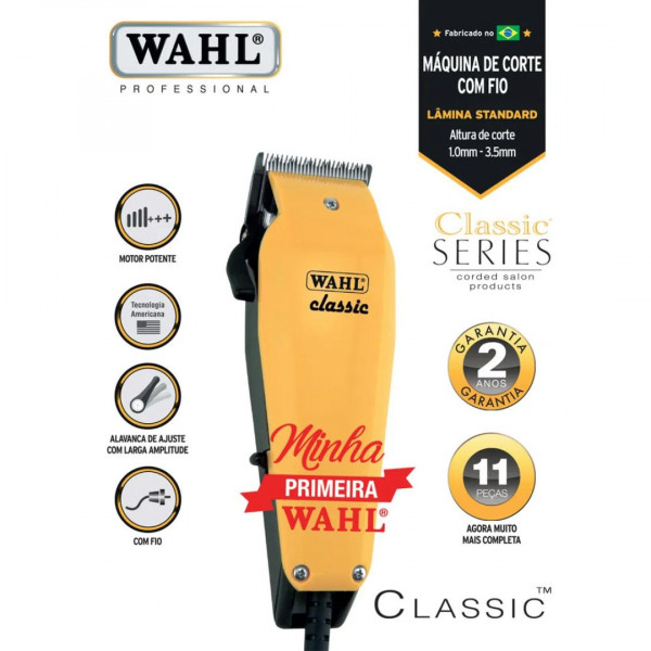 MAQUINA CORTAR CABELO WAHL PROFISSISIONAL CLASSIC 127V