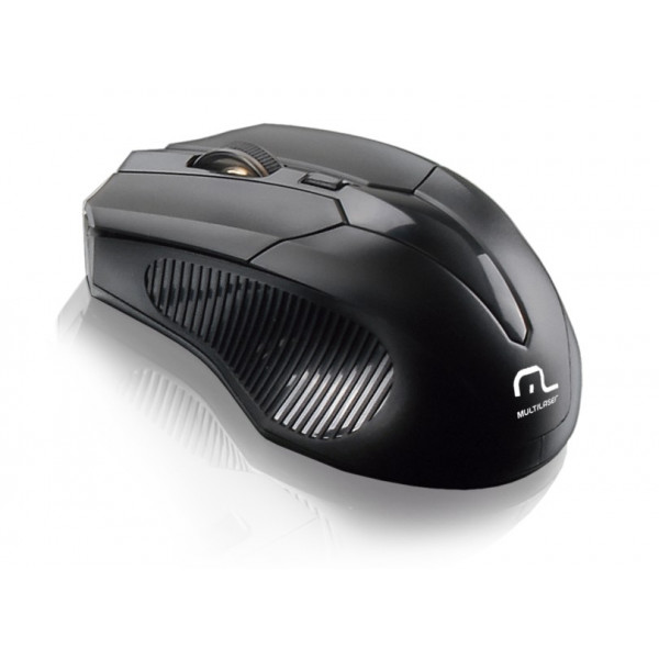 MOUSE SEM FIO MULTILASER MO221 GHZ 1600 DPI USB