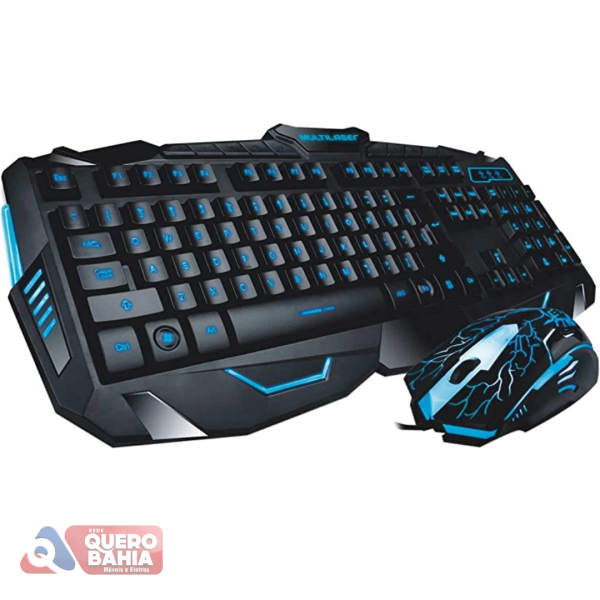 TECLADO E MOUSE MULTILASER TC195 GAMER C/ FIO