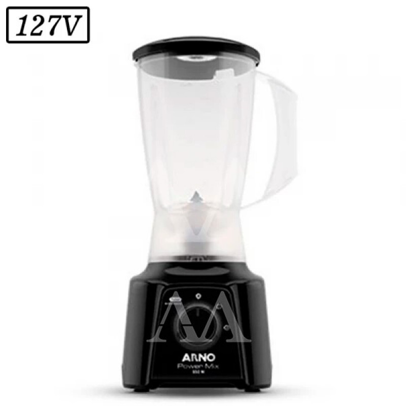 LIQUIDIFICADOR ARNO POWER MIX LQ10 550W 2 VEL 127V PRETO