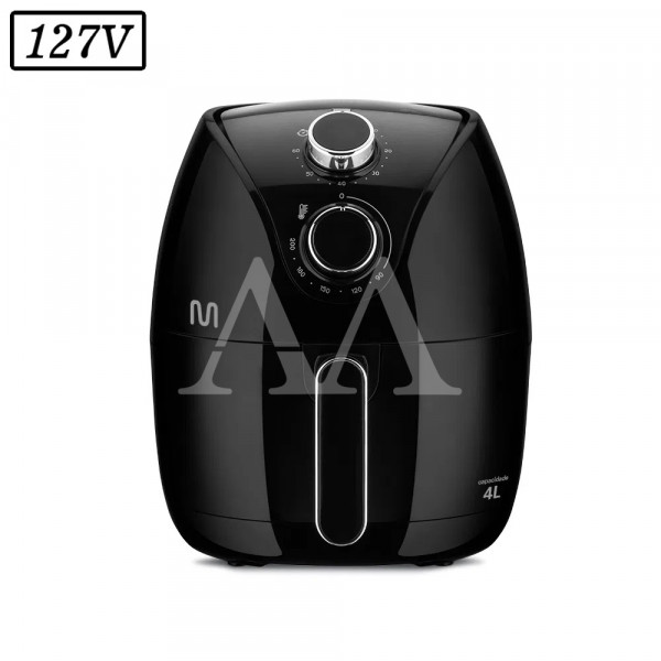 FRITADEIRA MULTILASER AIR FRYER 4L 1500W 127V PRETO