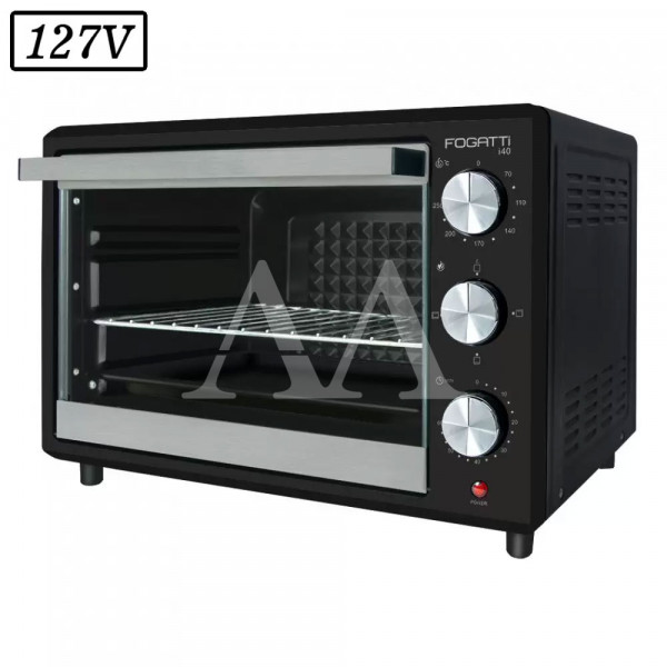 FORNO ELETRICO FOGATTI I40 40L 127V PRETO