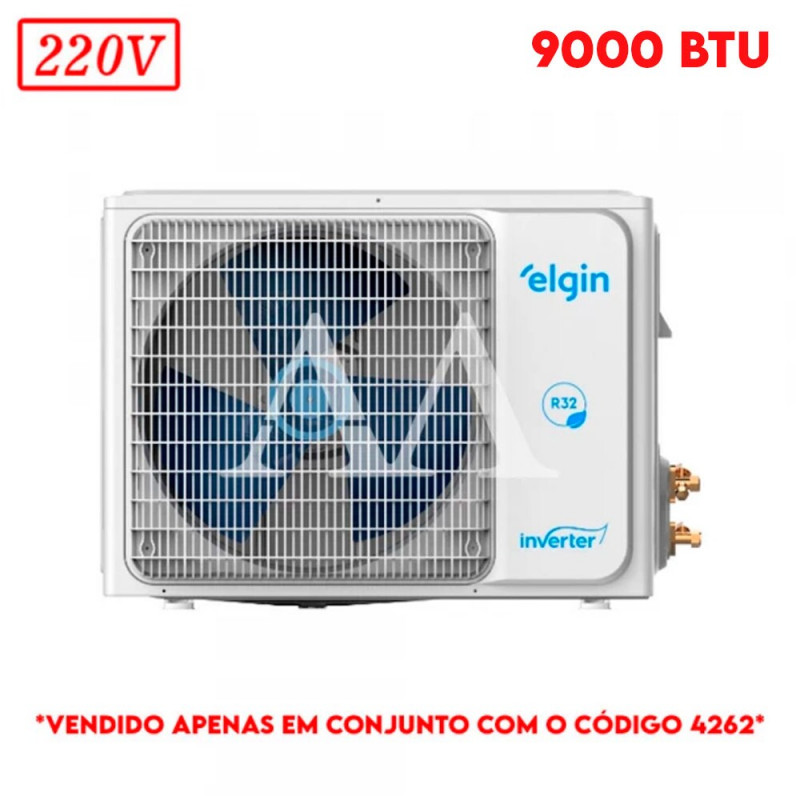 AR CONDICIONADO CONDENSADOR ELGIN SPLIT HIGH WALL ECO INVERTER II C/ WIFI 9000 BTU 220V