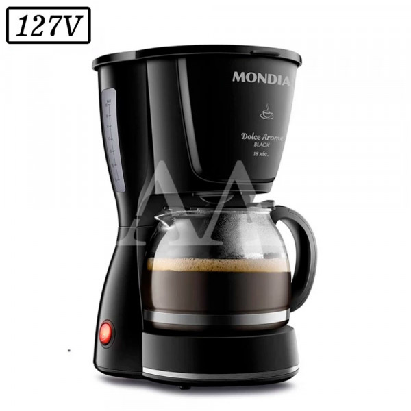 CAFETEIRA MONDIAL C3018XFB 550W FILTRO 127V PRETA